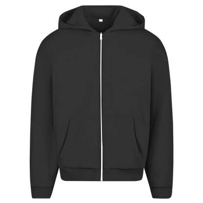 Oversize Zipper Hoodie  Backprint Marble Reborn - M001 - Think Different