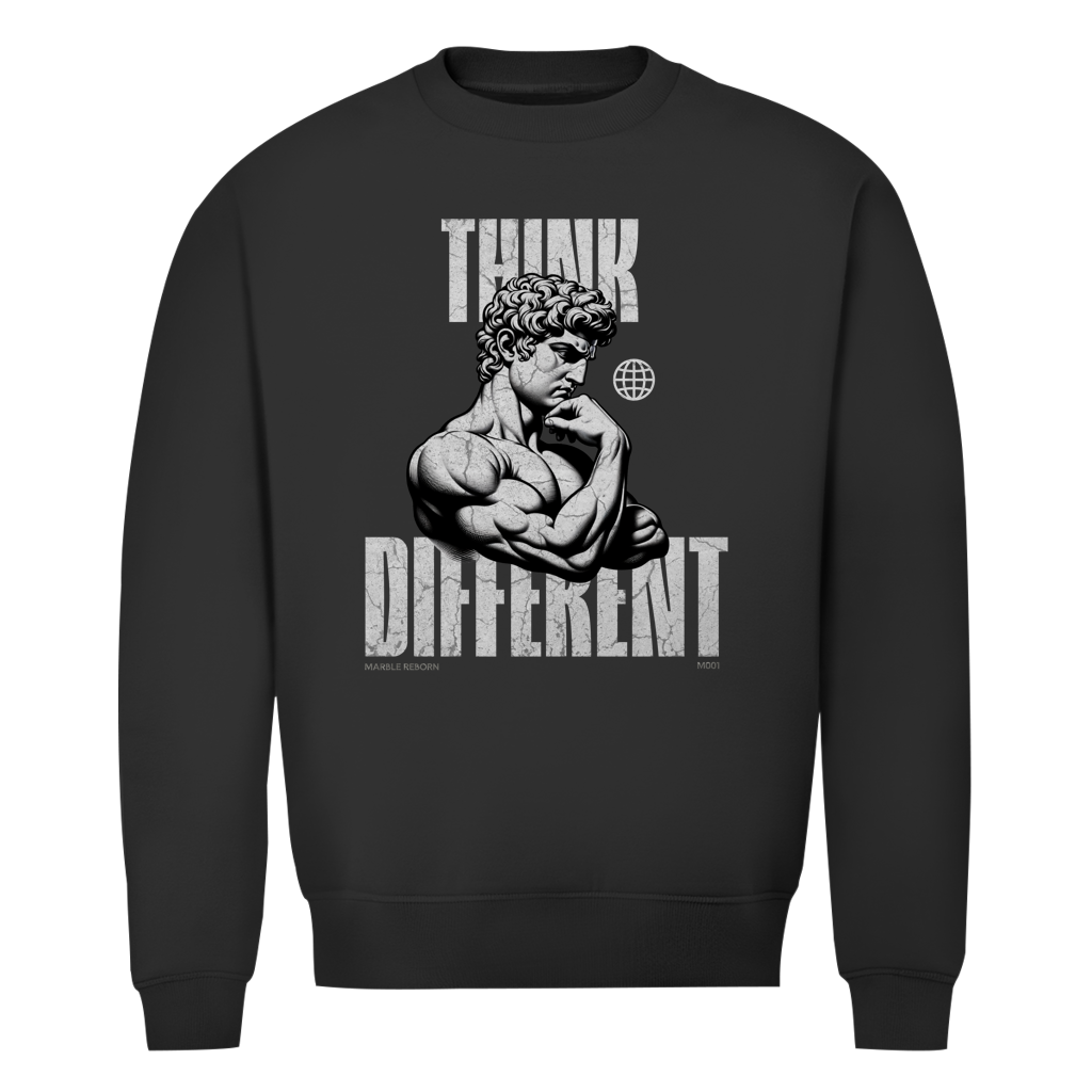 Premium Bio Sweatshirt Marble Reborn - M001 - Think Different