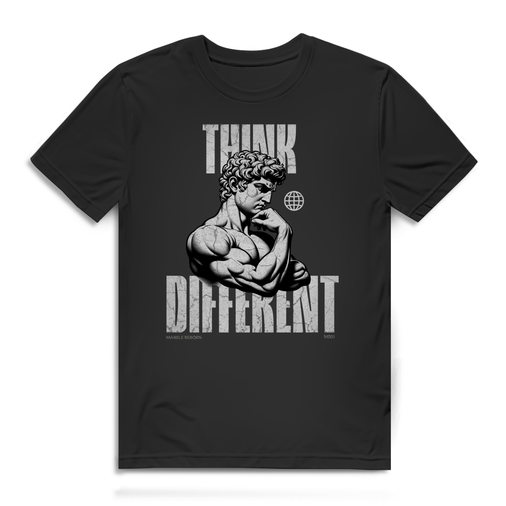 Premium Bio T-Shirt Marble Reborn - M001 - Think Different