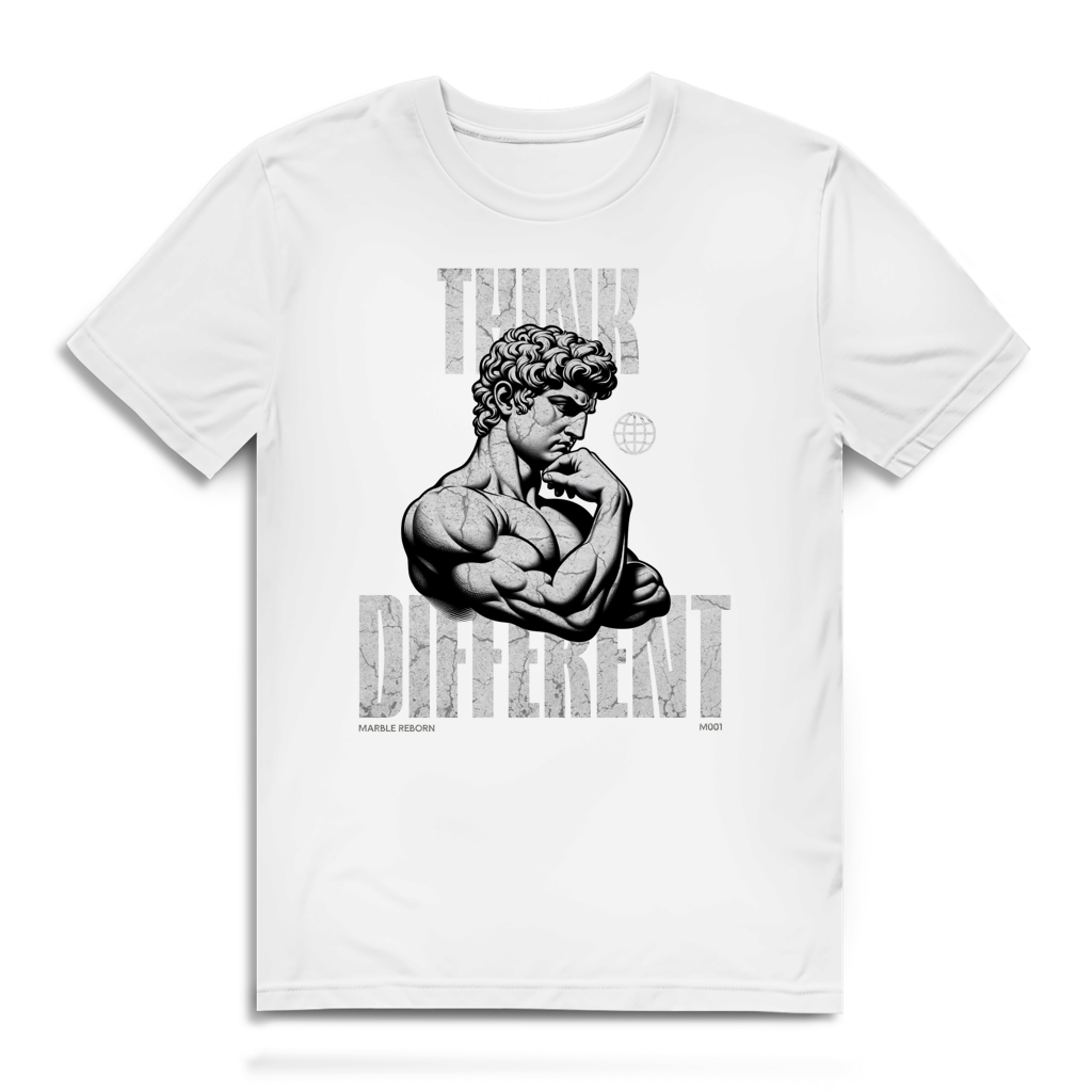 Premium Bio T-Shirt Marble Reborn - M001 - Think Different