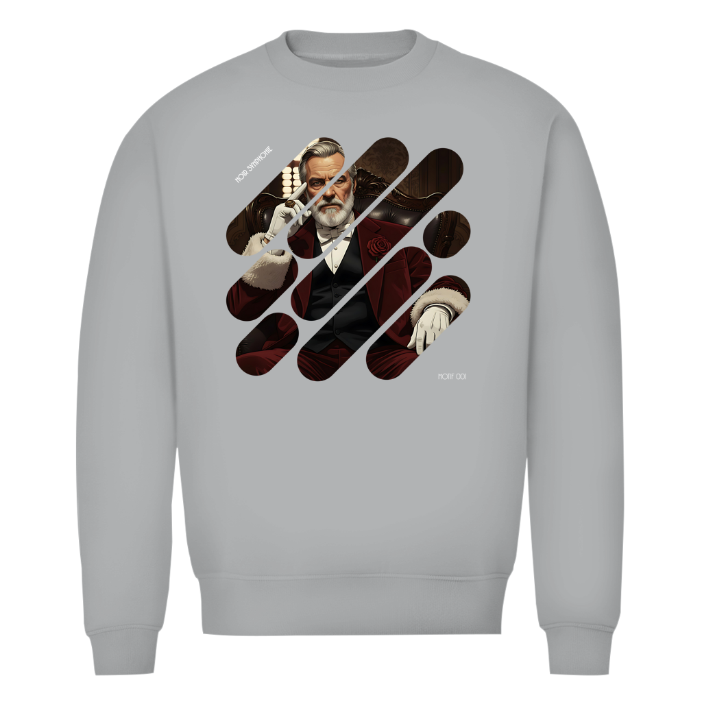 Premium Bio Sweatshirt Noir Symphonie - M001 - Christmas G