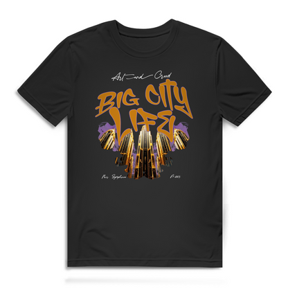 Premium Bio T-Shirt Noir Symphonie - M003 - Big City Life