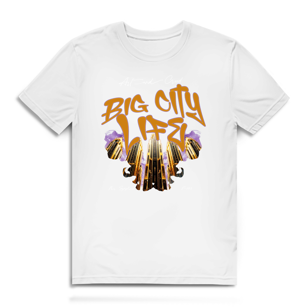 Premium Bio T-Shirt Noir Symphonie - M003 - Big City Life