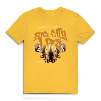Premium Bio T-Shirt Noir Symphonie - M003 - Big City Life