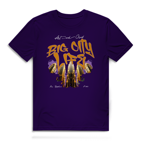 Premium Bio T-Shirt Noir Symphonie - M003 - Big City Life