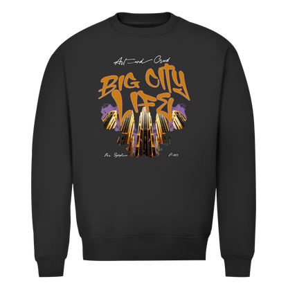 Premium Bio Sweatshirt Noir Symphonie - M003 - Big City Life