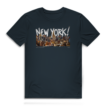 Premium Bio T-Shirt Noir Symphonie - M004 - Concrete Jungle