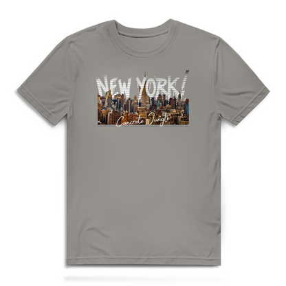 Premium Bio T-Shirt Noir Symphonie - M004 - Concrete Jungle