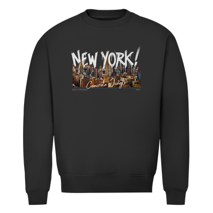 Premium Bio Sweatshirt Noir Symphonie - M004 - Concrete Jungle