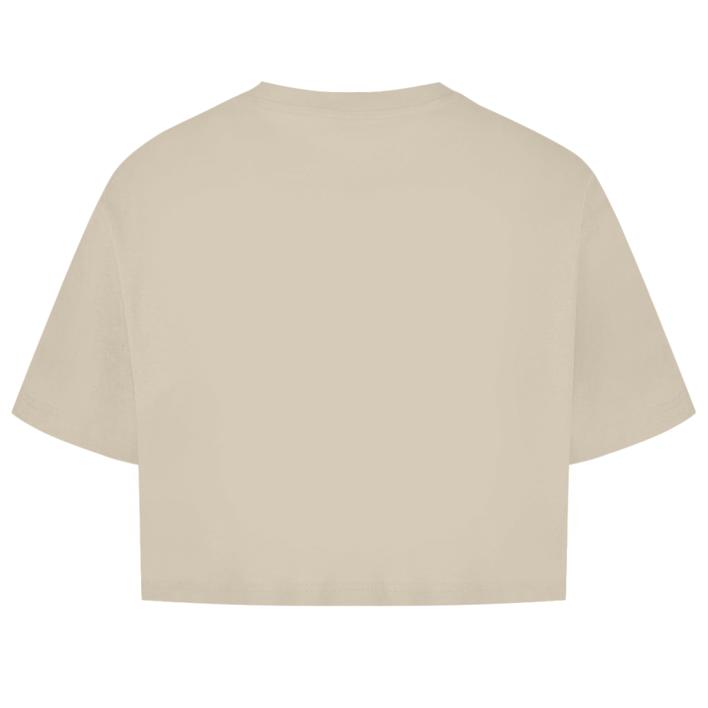 Damen Oversize Crop Top Pastel Bloom - M002 - Dreamer
