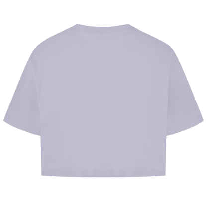 Damen Oversize Crop Top Pastel Bloom - M002 - Dreamer