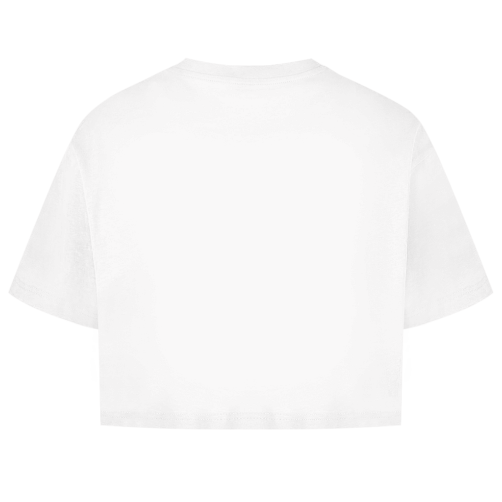 Damen Oversize Crop Top Pastel Bloom - M002 - Dreamer