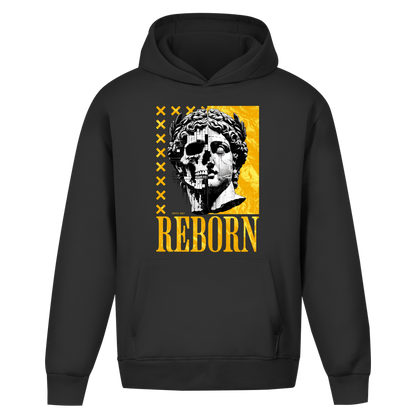 Oversize Hoodie Ohne Kordel Marble Reborn - M002 - Reborn