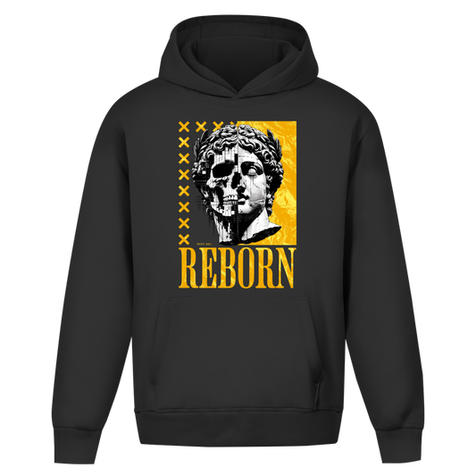 Oversize Hoodie Ohne Kordel Marble Reborn - M002 - Reborn