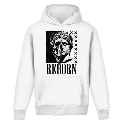 Oversize Hoodie Ohne Kordel Marble Reborn - M002 - Reborn