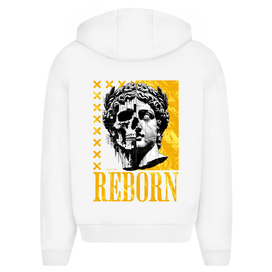 Herren Oversize Zipper Hoodie Marble Reborn - M002 - Reborn